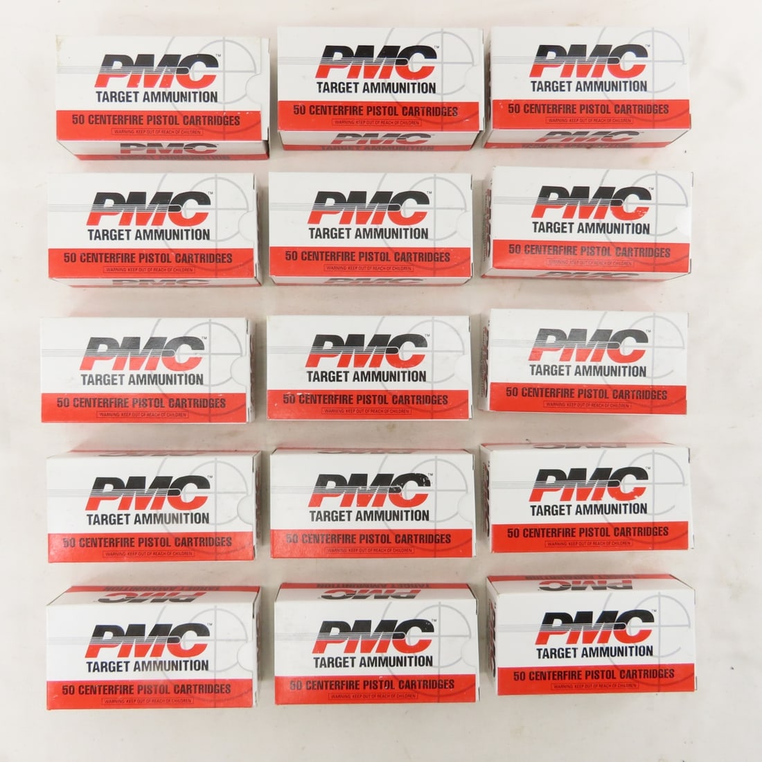 750 Rounds PMC .9MM Luger Target Ammunition, 115gr - 2