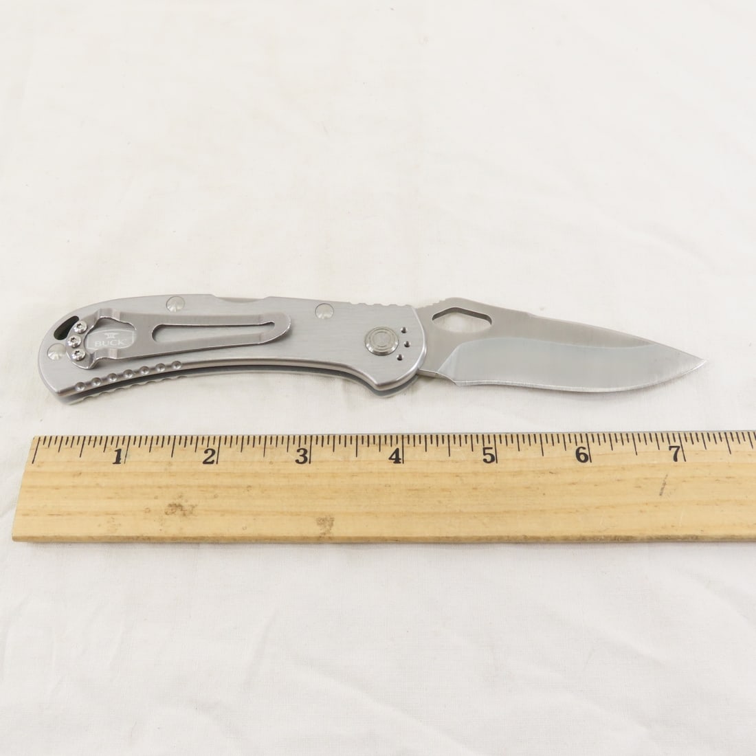 Buck 119 in Sheath & Buck 722 Folding Knives - 16