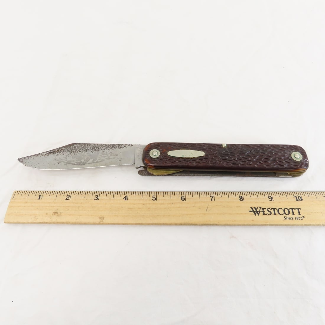 Western 932 H Folding Hunter with Saw Blade - 2