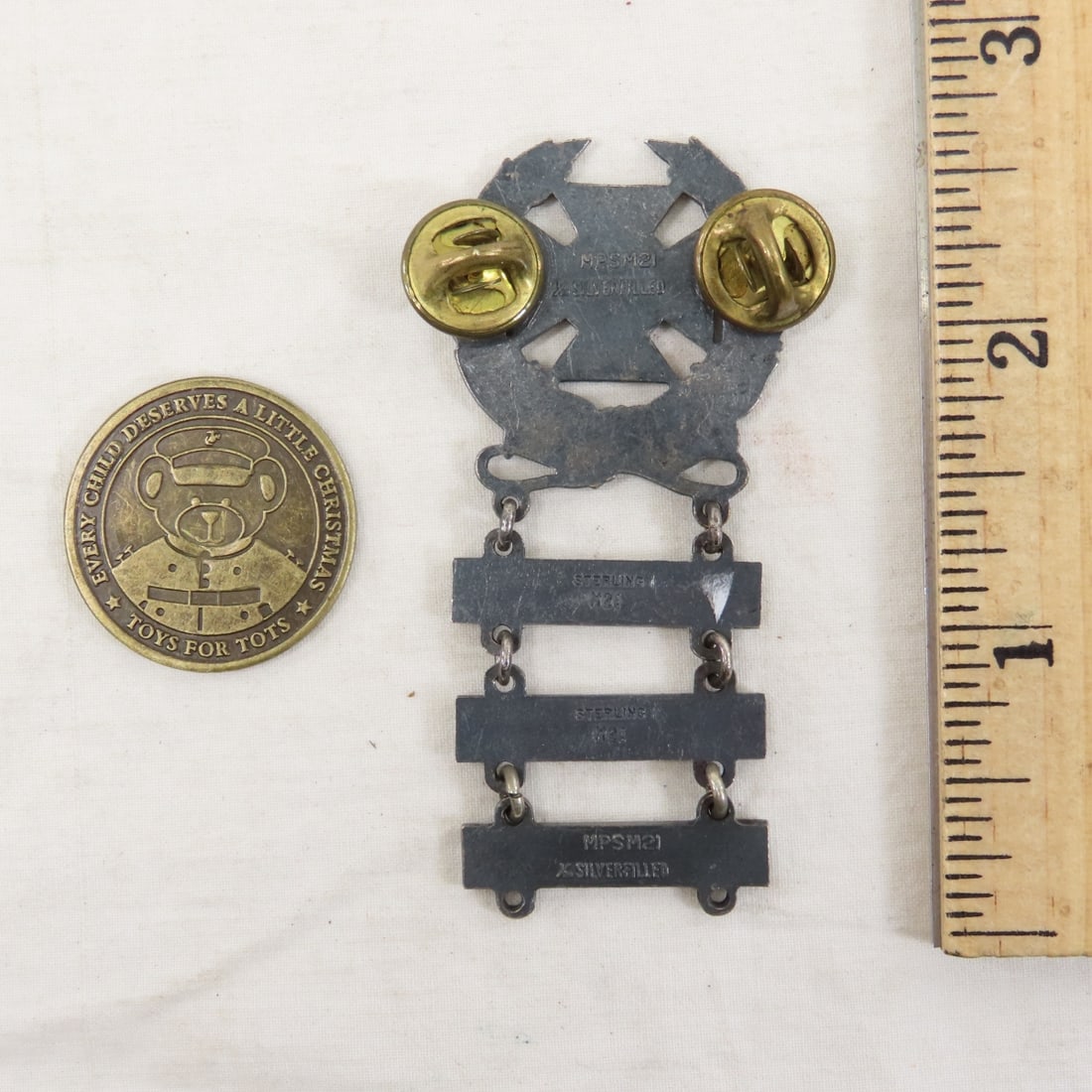 WWI Naval Photo in Shell Frame & Insignia - 8