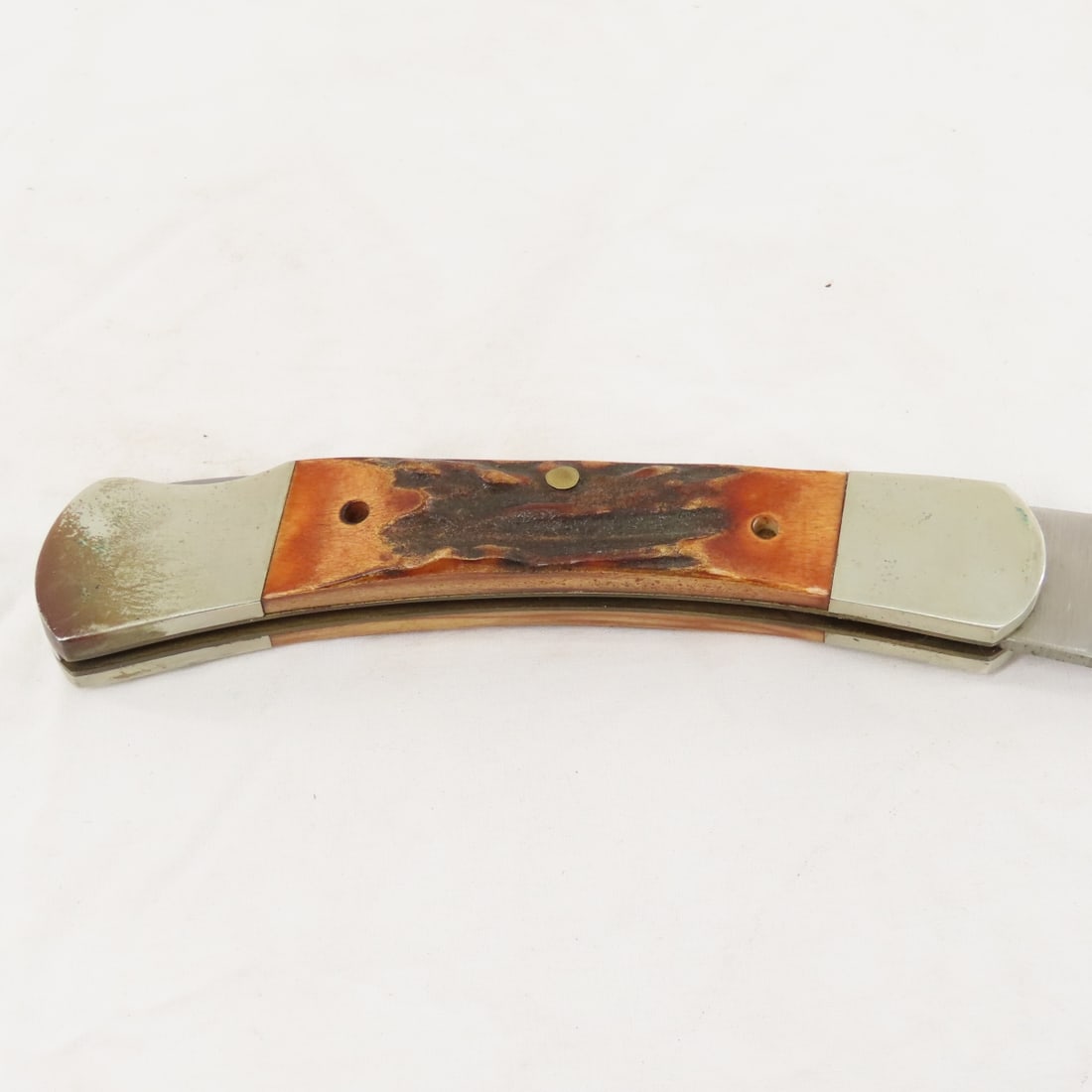 1989 Case XX 51139L Stag Handle Lockback Knife - 6