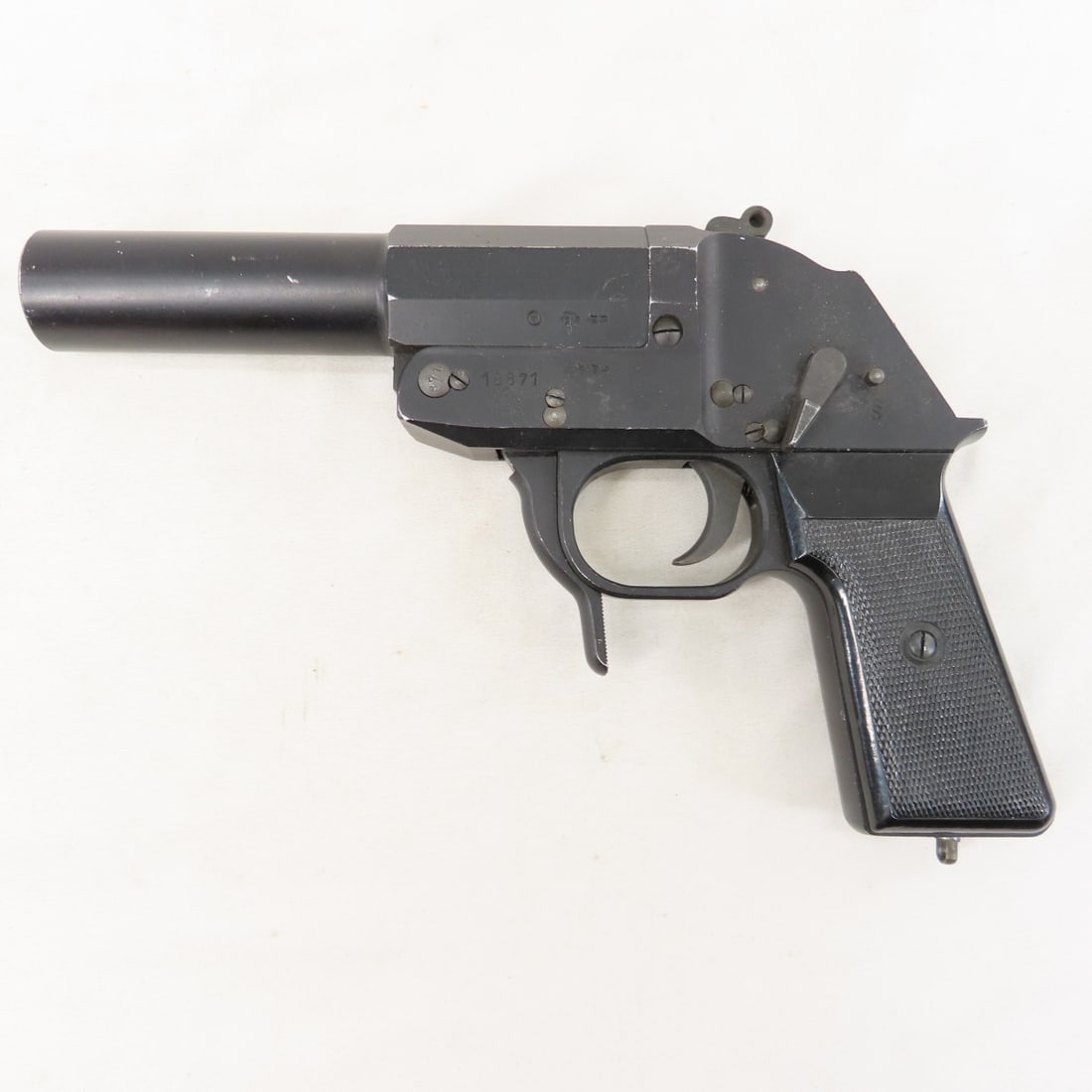 East German Lp-1 Flare Gun 26.5mm & 4 Hulls - 3