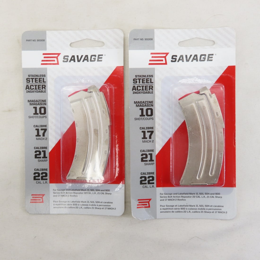 2 Savage 10 Round Magazines NIP & Beretta grips - 2