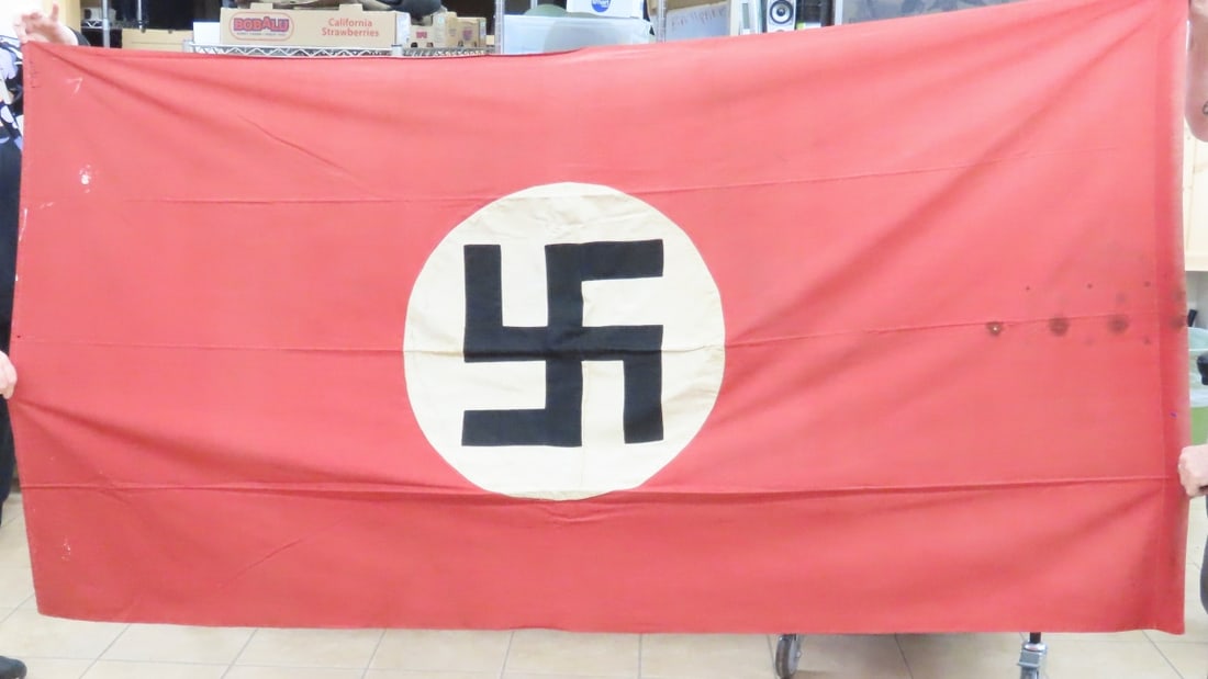 Early WWII German Sewn Flag - 2
