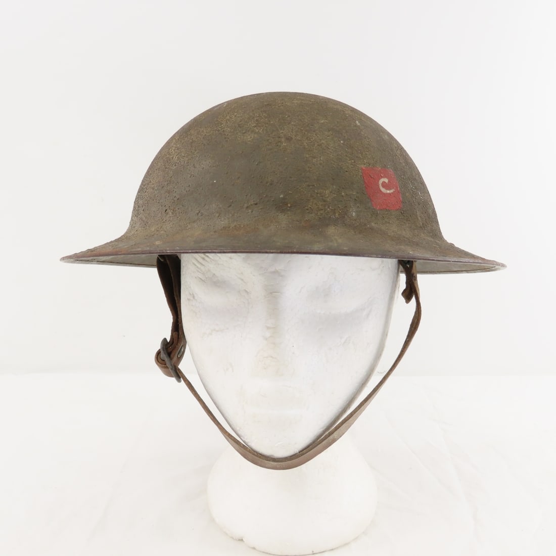 WWI Doughboy Helmet with Liner (1 of 12)
