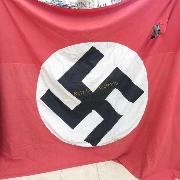 WWII German NSDAP 21' Building Banner Flag - 3
