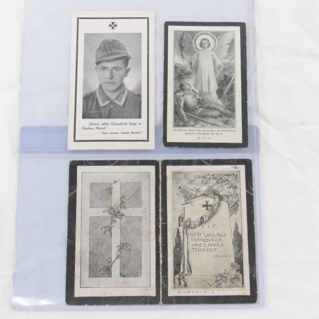 20+ WWII German Nazi Soldier Death Cards - 11