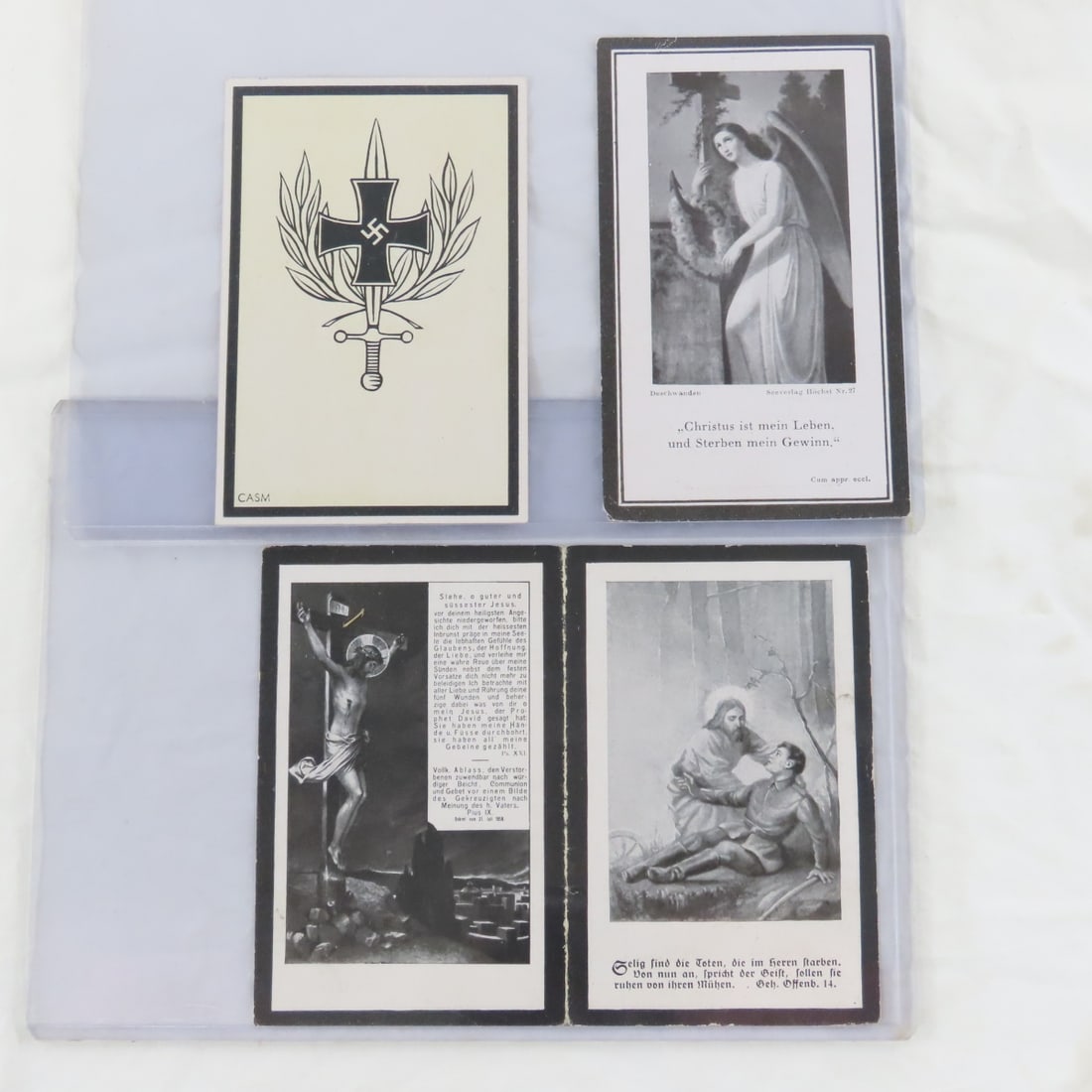 20+ WWII German Nazi Soldier Death Cards - 15