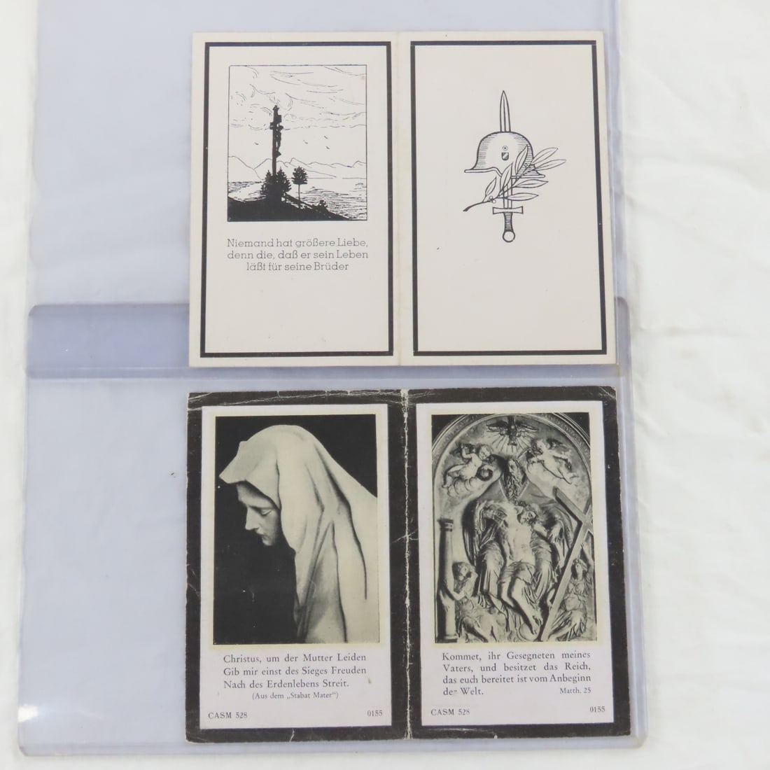 20+ WWII German Nazi Soldier Death Cards - 17