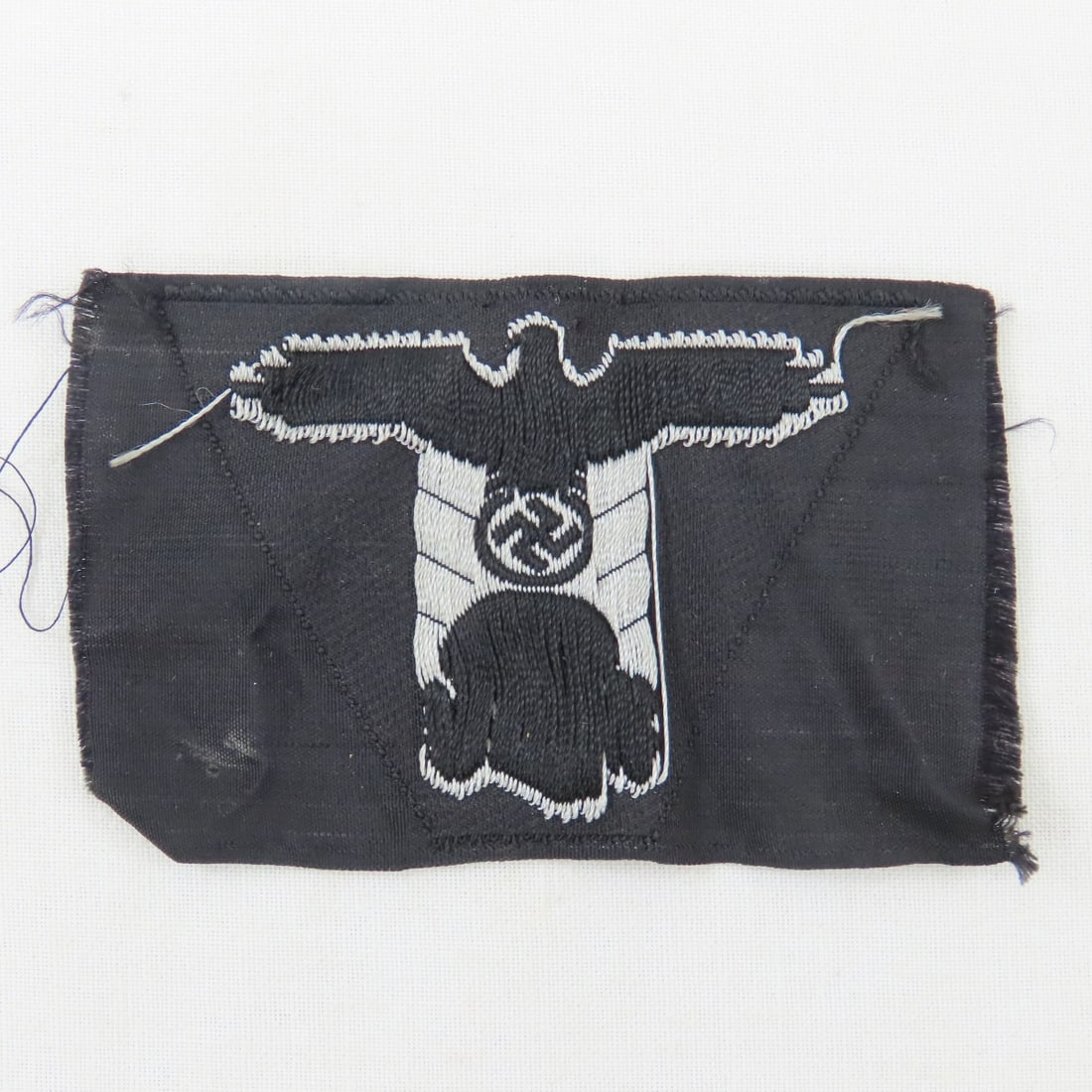 WWII German Waffen SS Panzer M43 cap insignia - 2