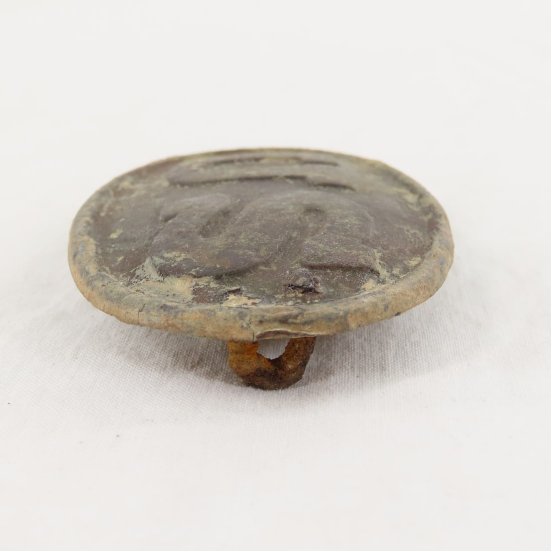 US Civil War Belt Buckle & Uniform Buttons, dug - 4