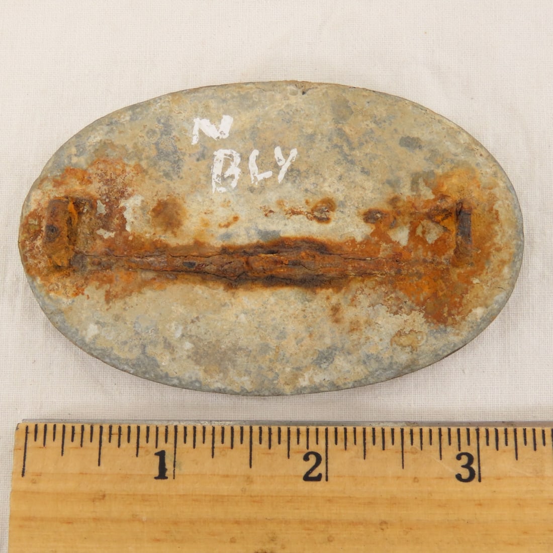 US Civil War Belt Buckle & Uniform Buttons, dug - 7