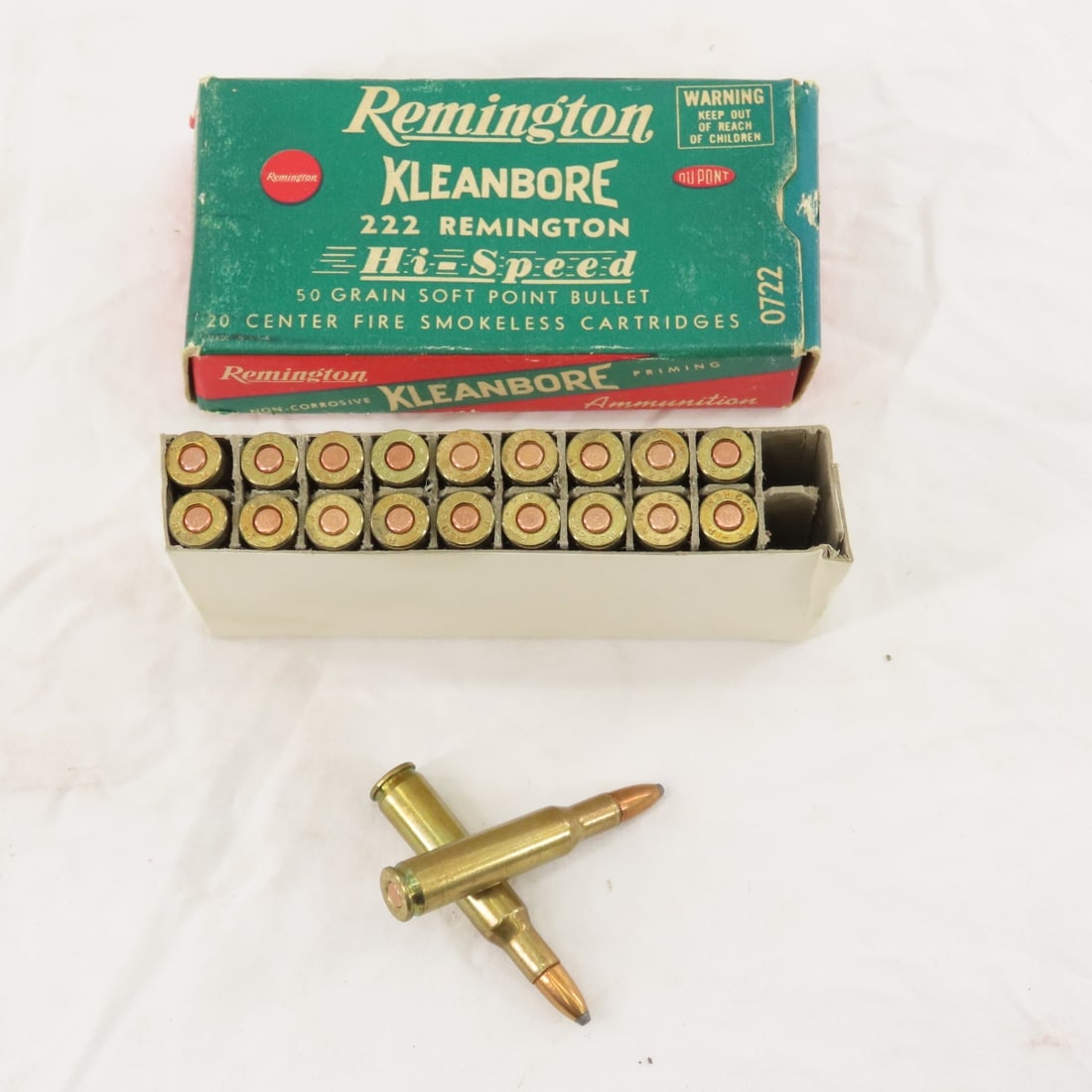 Ammunition: 55 rds 30-30 WIN, 20 rds .222REM & 7mm - 2
