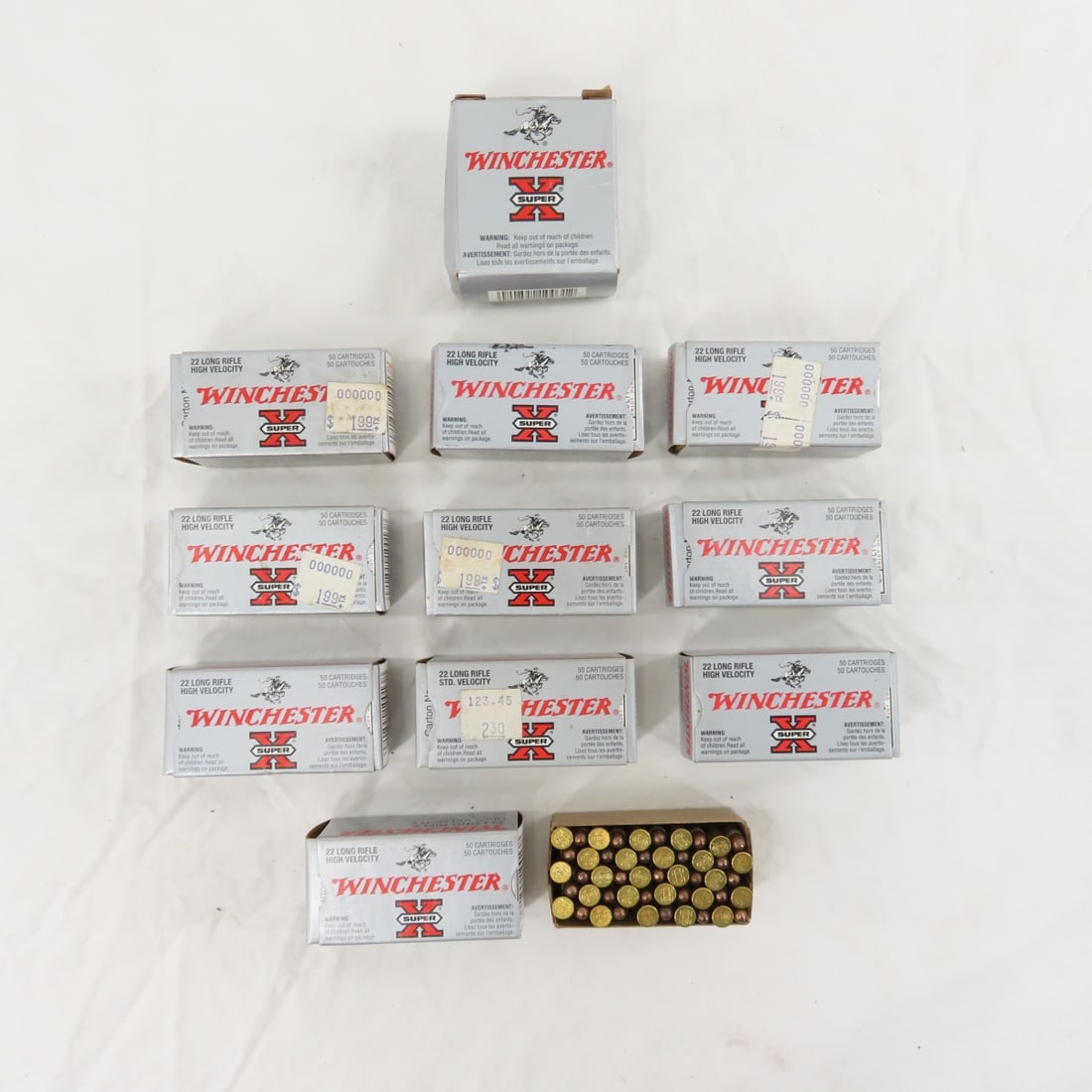 Ammunition: 525+ rds Assorted Winchester 22 LR (1 of 8)