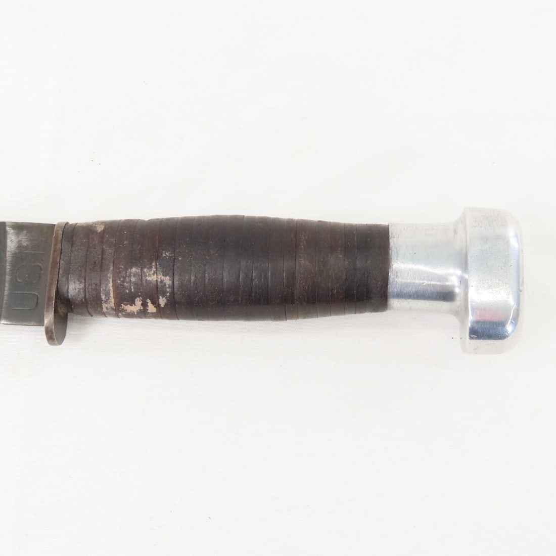 WWII US Navy MK1 USN Fighting Knife & Scabbard - 7