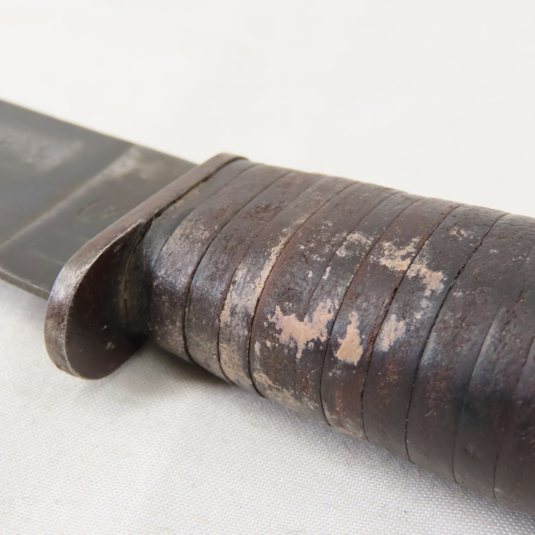 WWII US Navy MK1 USN Fighting Knife & Scabbard - 8