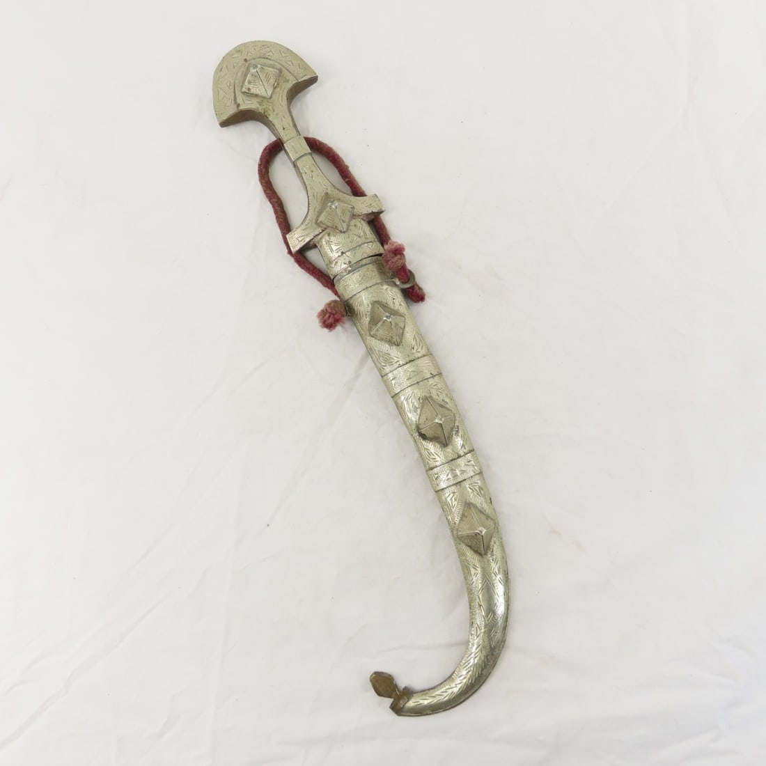 Moroccan Koummya Dagger With Scabbard - 2