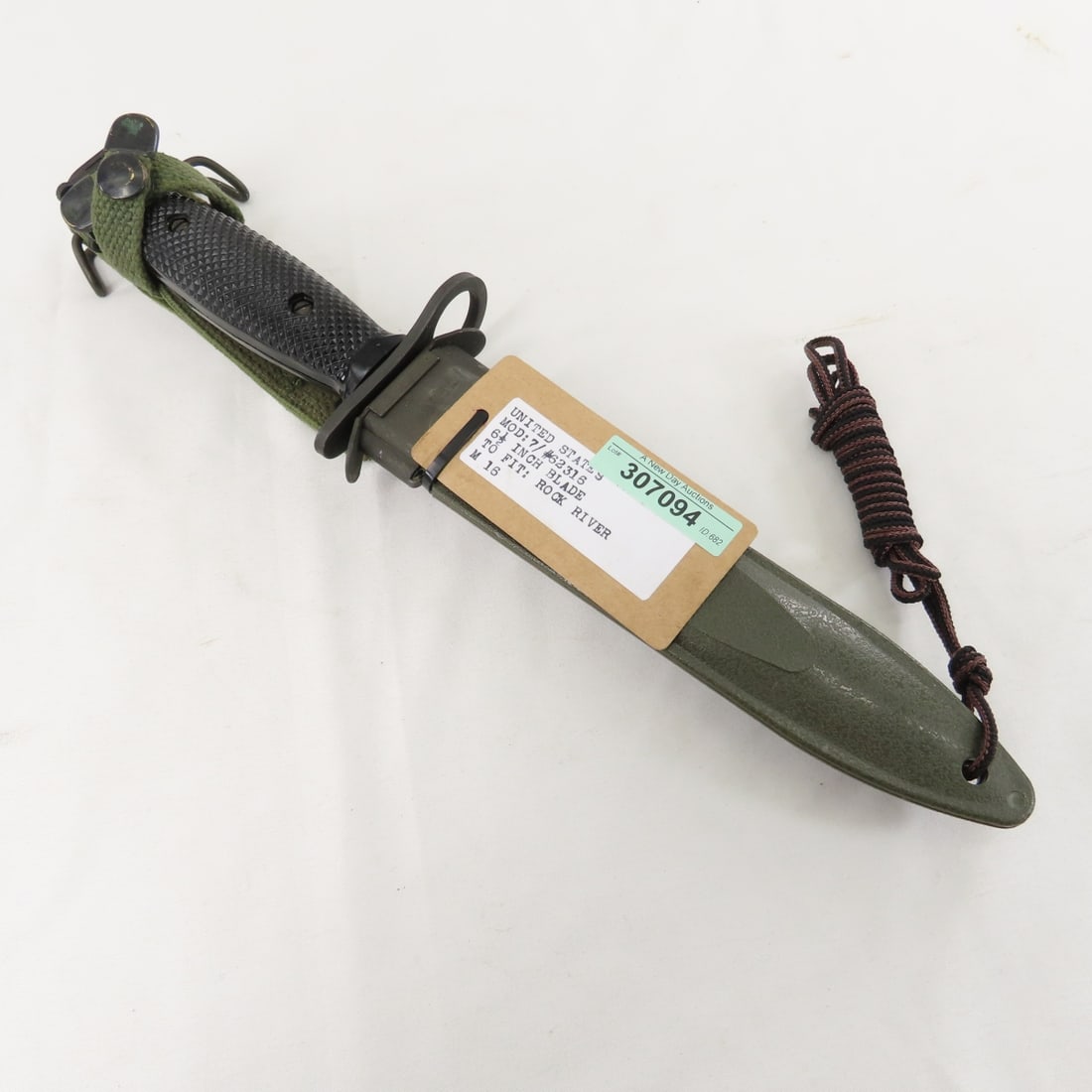 Vintage US Military Colt's M7 Bayonet & Scabbard - 19