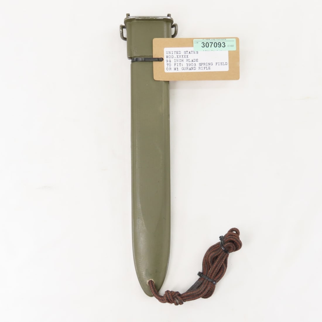 WWII US Military M1905 M1 Bayonet & Scabbard - 11