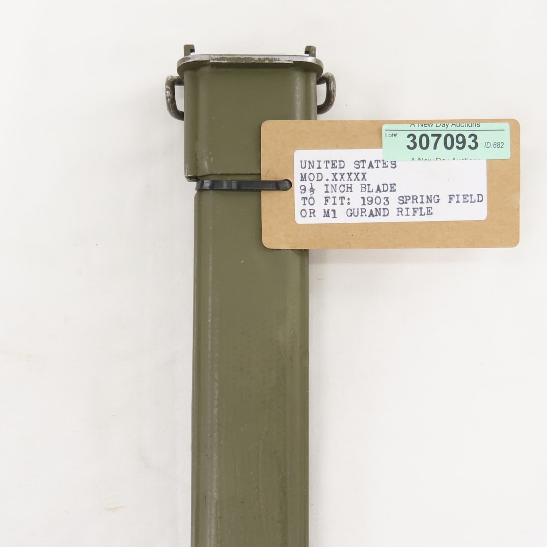 WWII US Military M1905 M1 Bayonet & Scabbard - 12