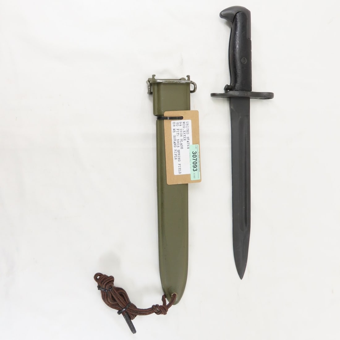 WWII US Military M1905 M1 Bayonet & Scabbard (1 of 18)