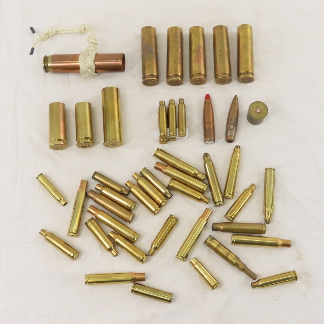Various Brass Shell Casings, Military & Other (1 of 12)