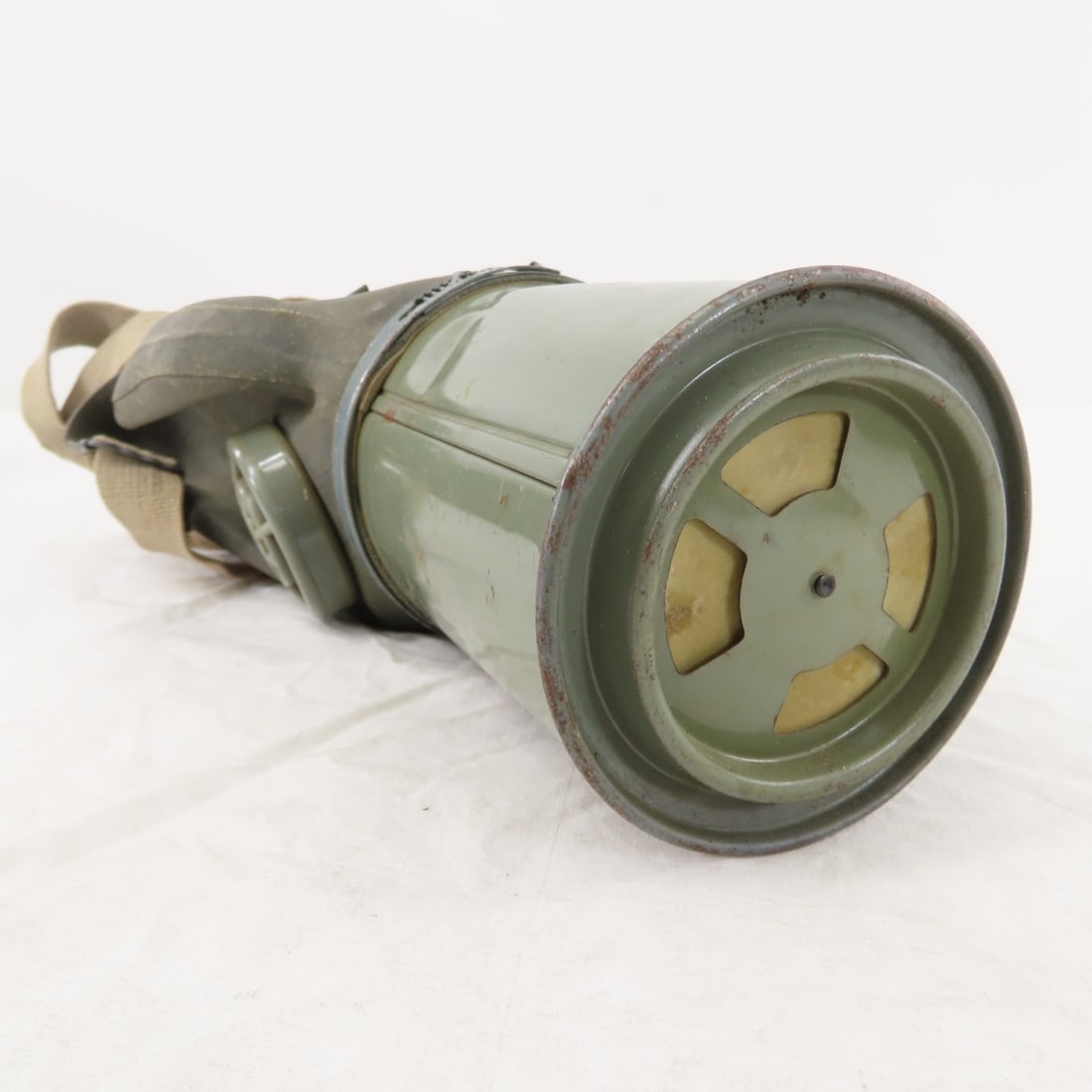 Czech Cold War Era Steel Helmet & US Gas Mask - 11