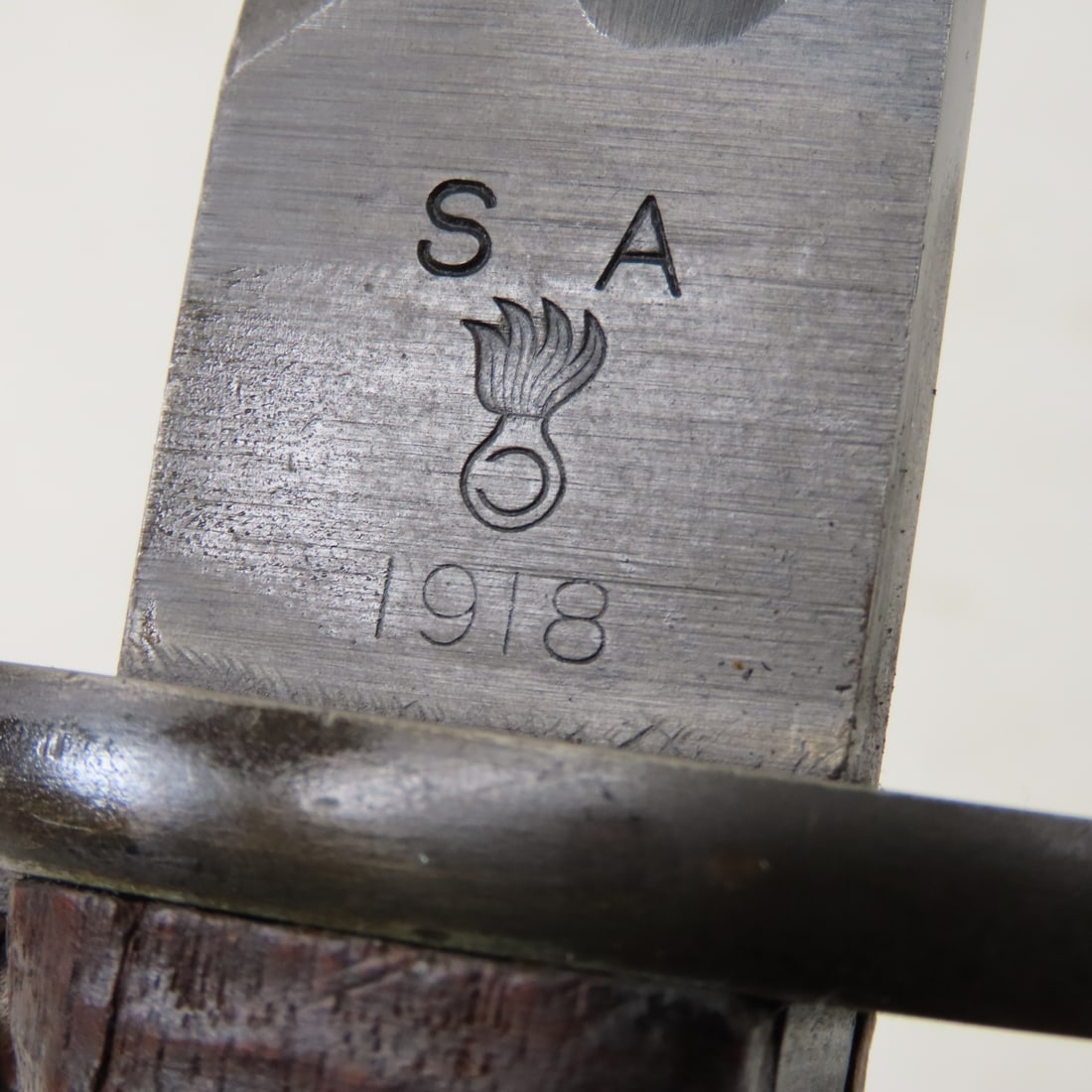 WWI M1905 US Military SA 1918 Bayonet & Scabbard - 12