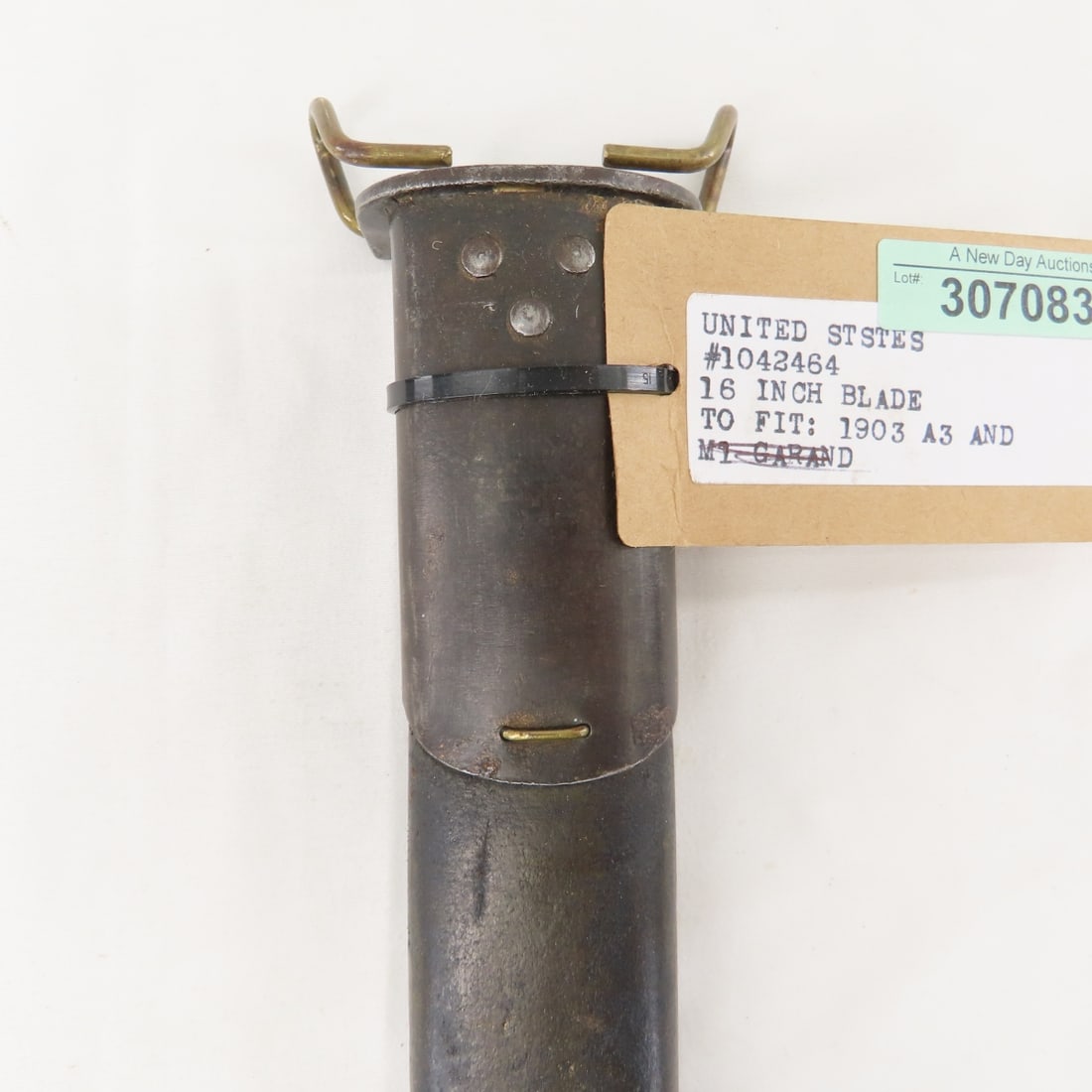 WWI M1905 US Military SA 1918 Bayonet & Scabbard - 15