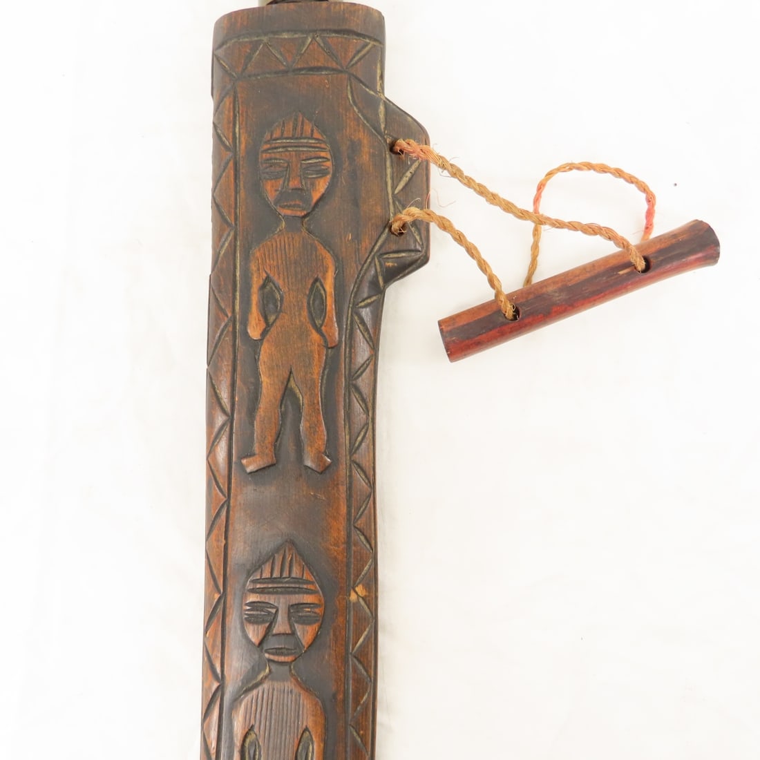 1940's Paiwan Tribal Short Sword & Axe - 17