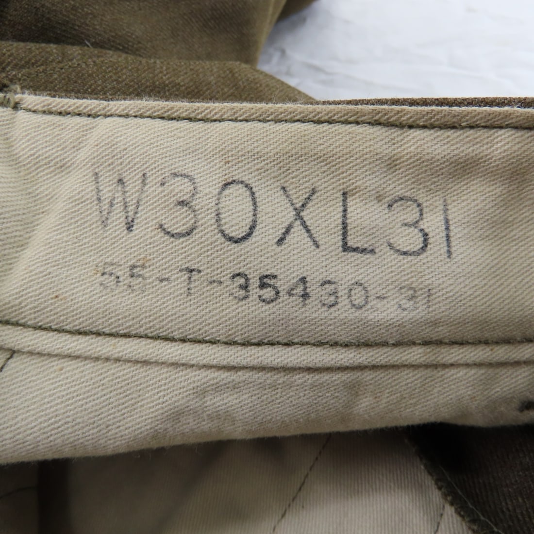 5 Pair WWII Wool Military Pants - 16