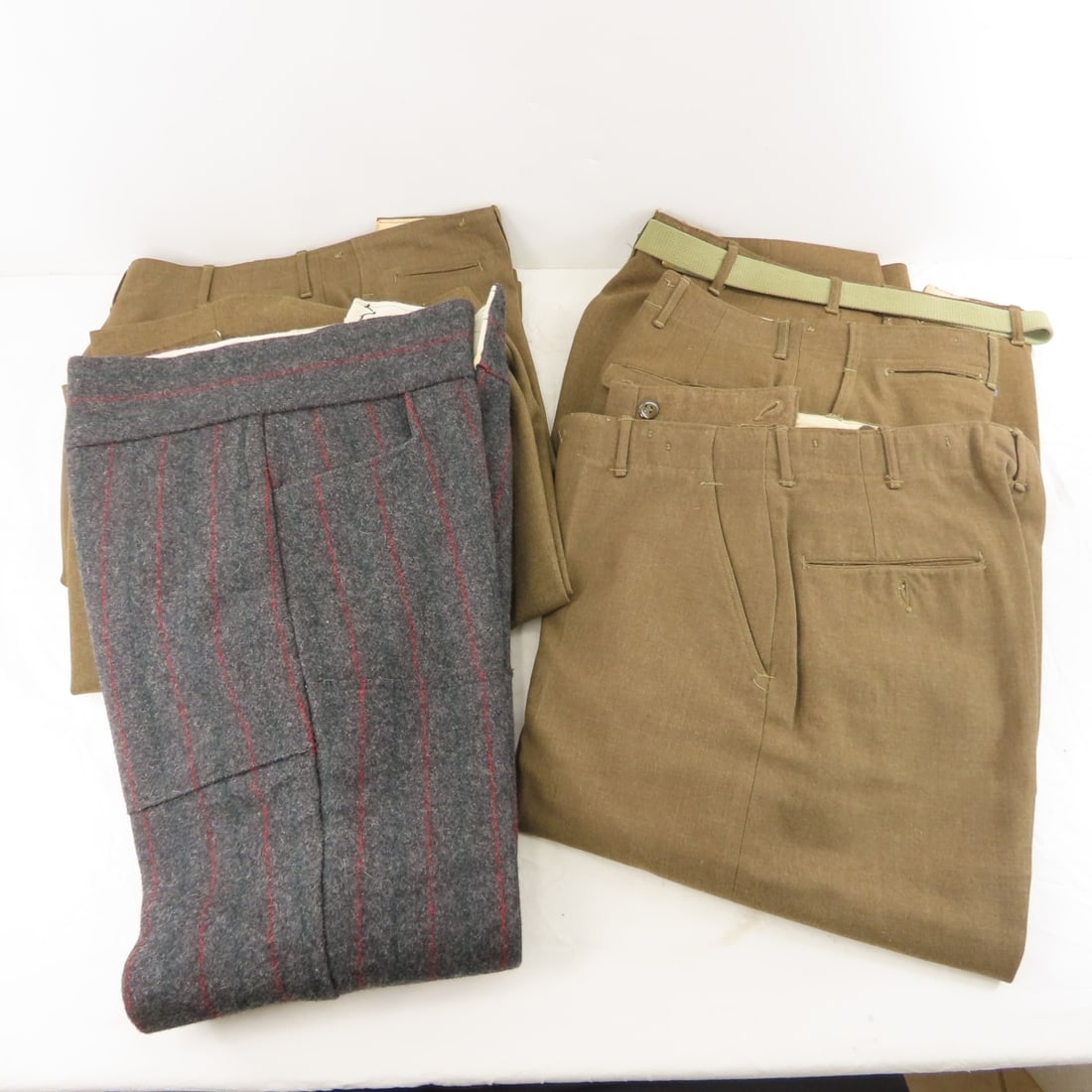 5 Pair WWII Wool Military Pants (1 of 20)