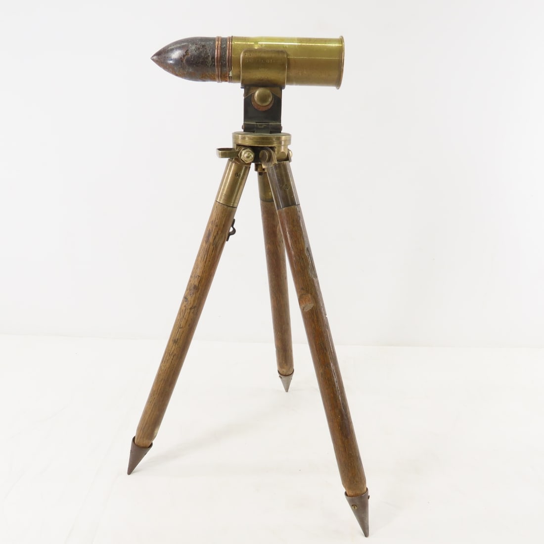 WWI Trench Art, 37mm Shell on Tripod - 2
