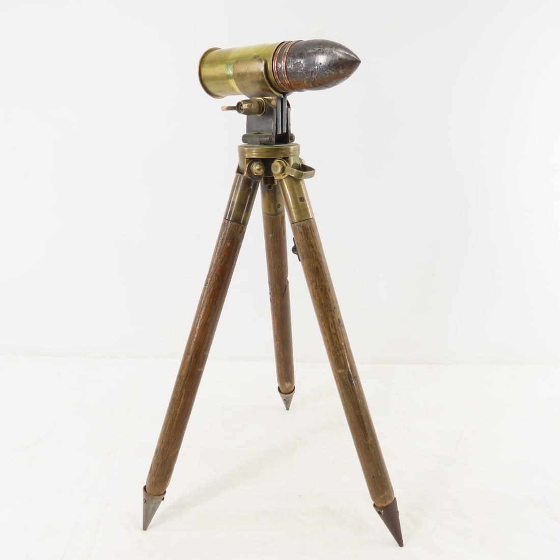 WWI Trench Art, 37mm Shell on Tripod - 3