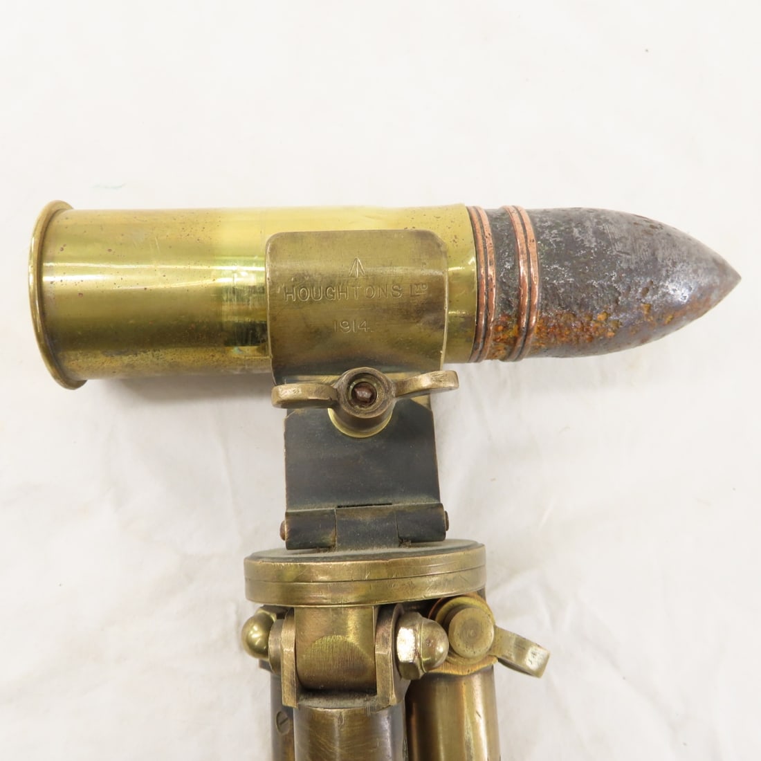 WWI Trench Art, 37mm Shell on Tripod - 5