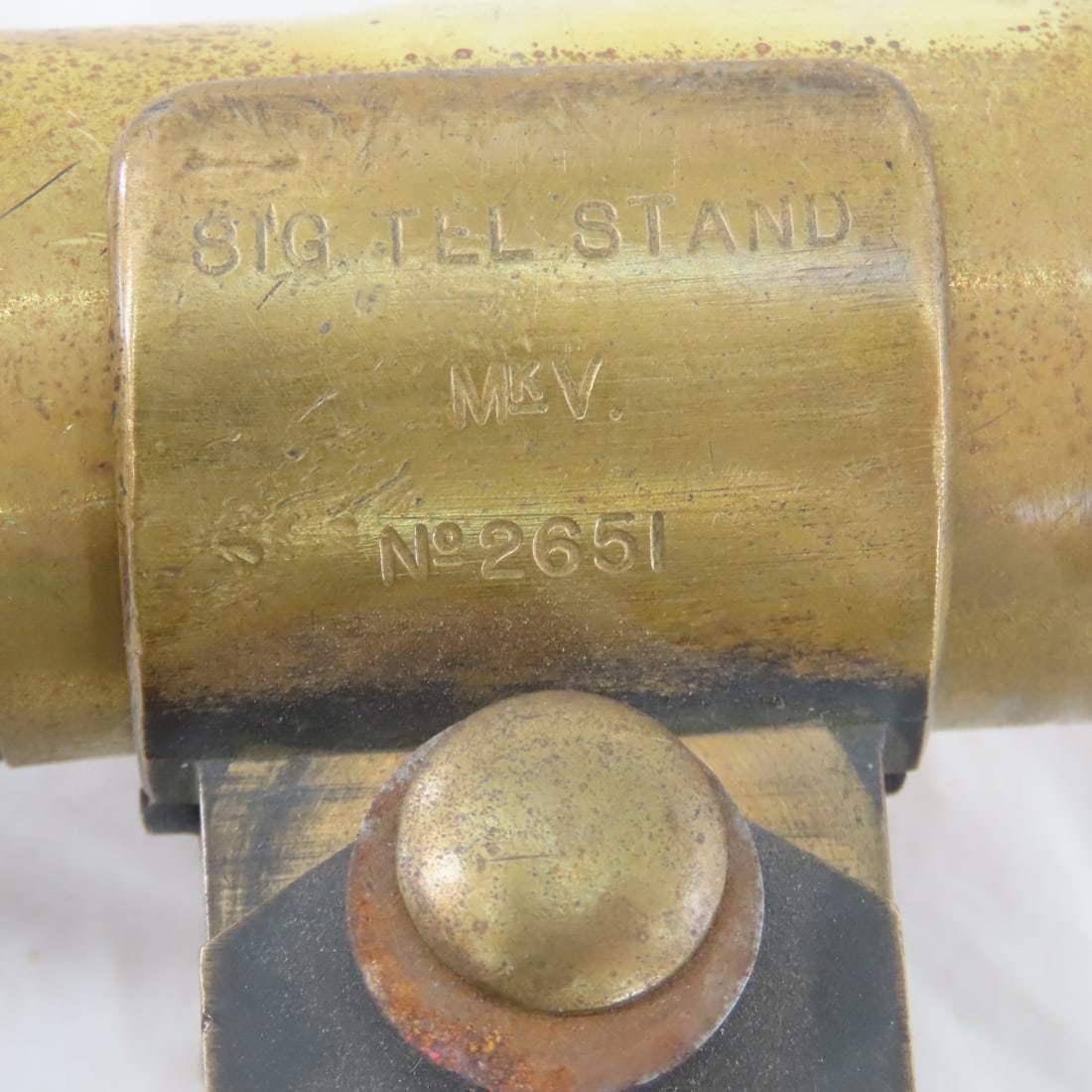 WWI Trench Art, 37mm Shell on Tripod - 8