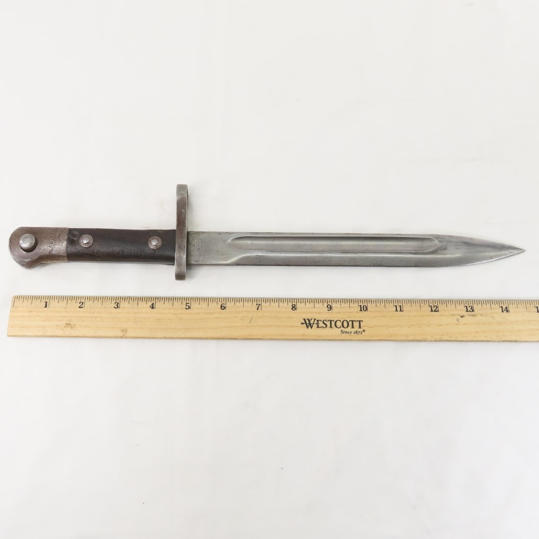 WWII German/Turkish AS.FA Bayonet & Scabbard - 2