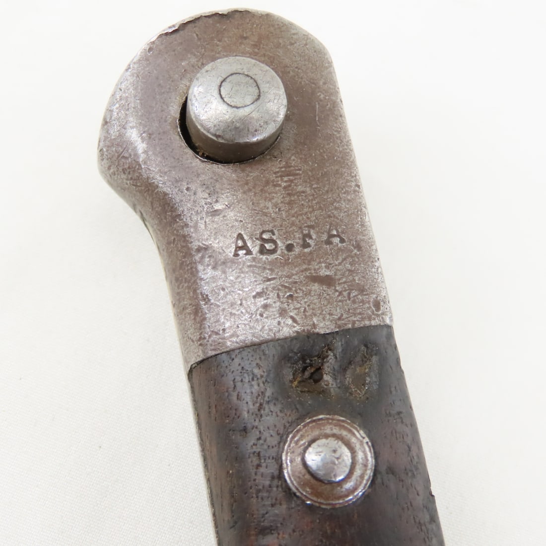 WWII German/Turkish AS.FA Bayonet & Scabbard - 8