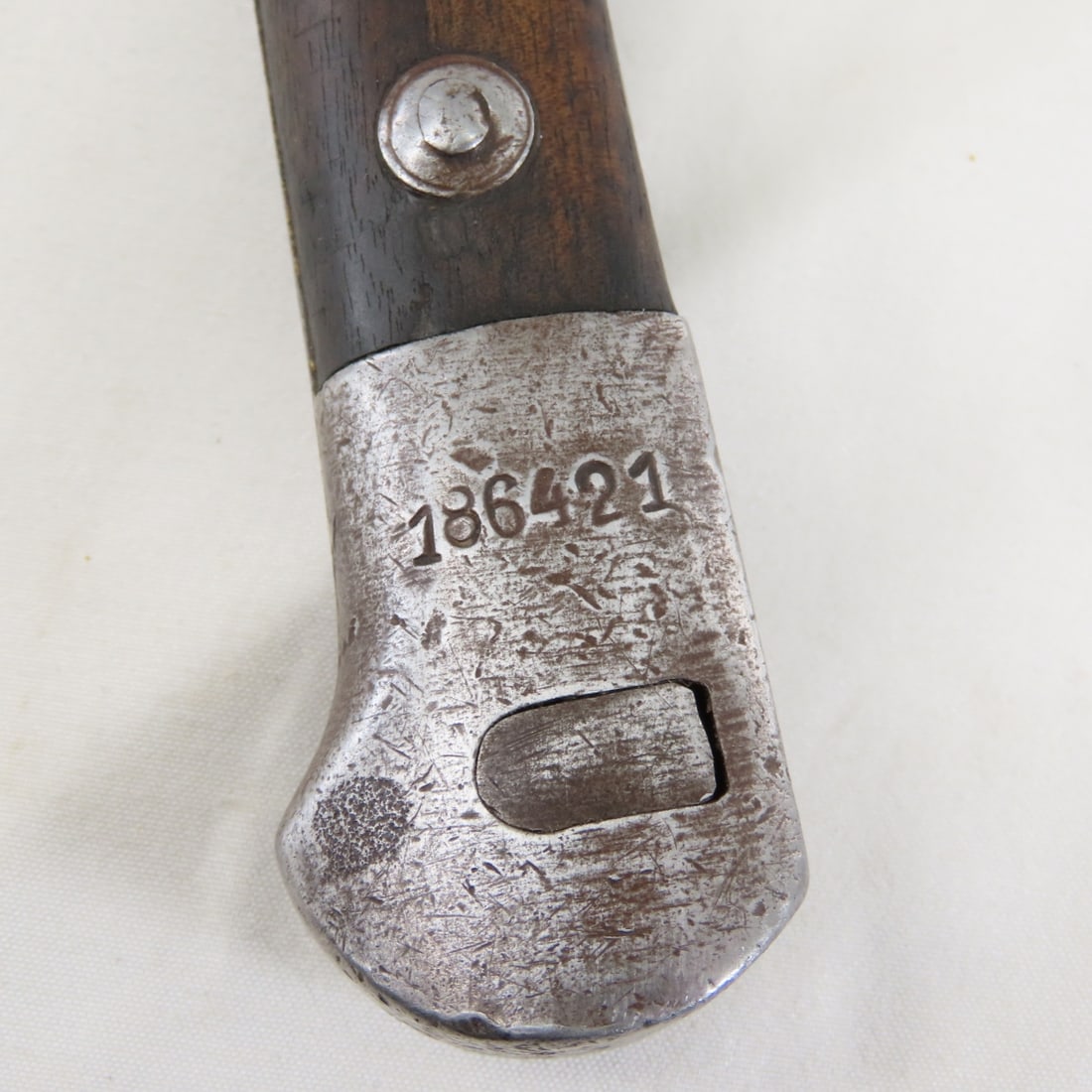 WWII German/Turkish AS.FA Bayonet & Scabbard - 9