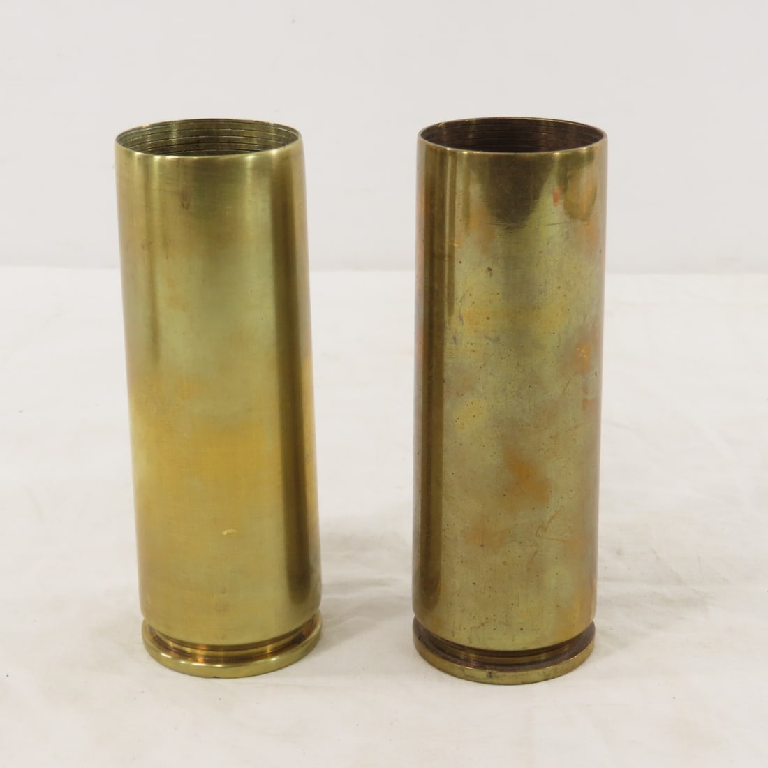Collection of Large Caliber WWII Brass Casings - 13