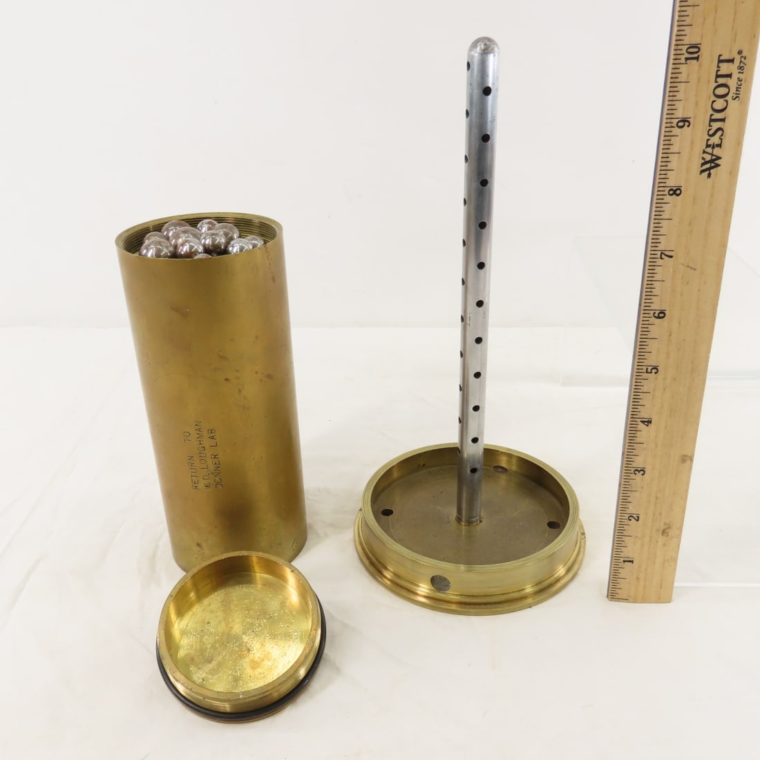 Collection of Large Caliber WWII Brass Casings - 6