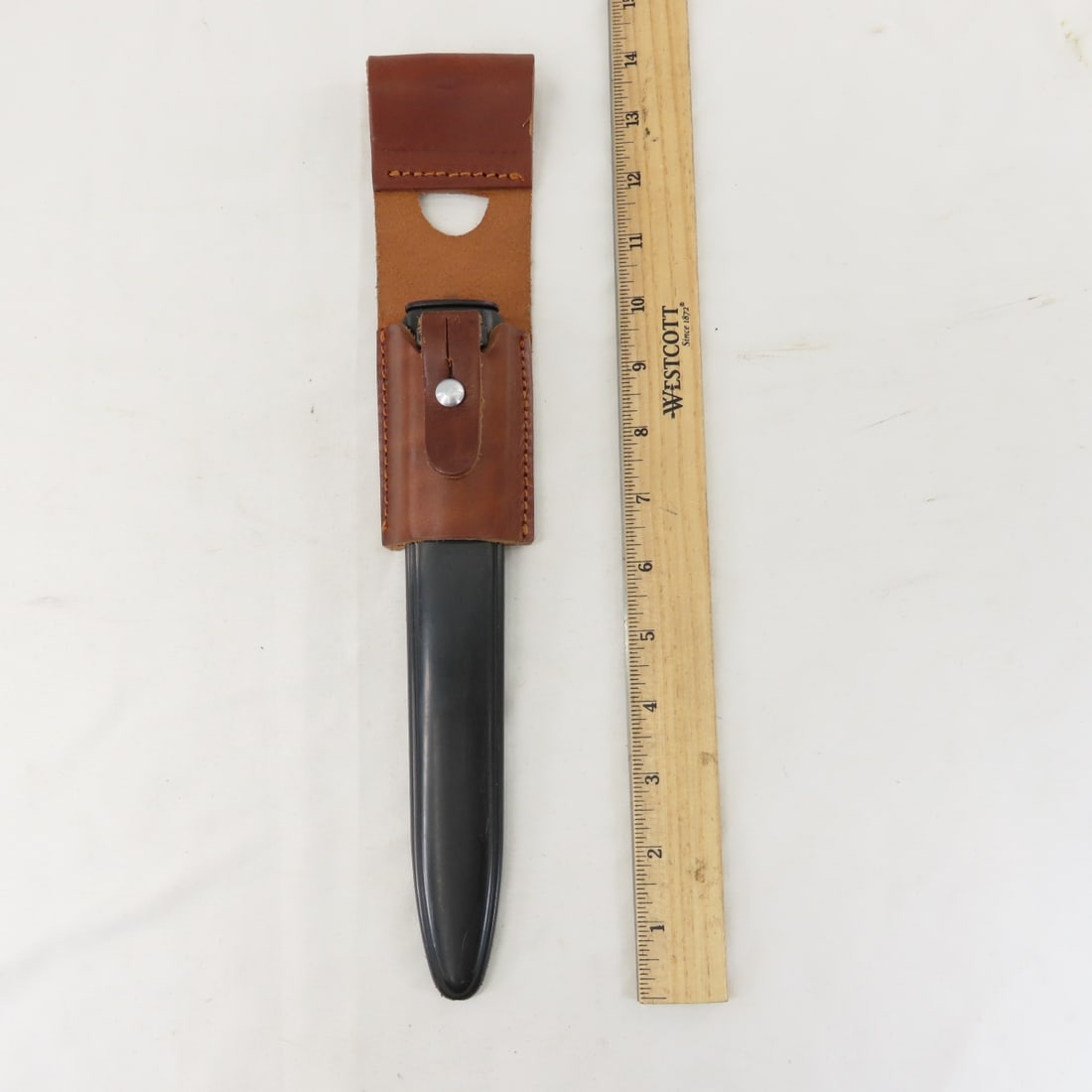 Reproduction Swiss M1957 Bayonet, Scabbard & Frog - 11