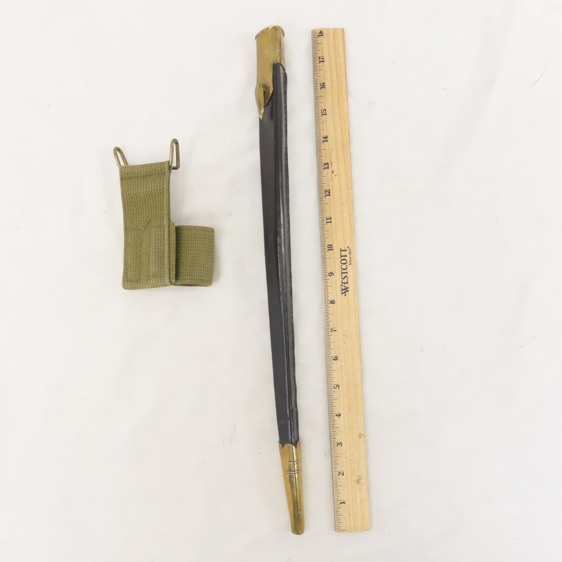 Vintage Military Bayonet, scabbards & frogs - 18
