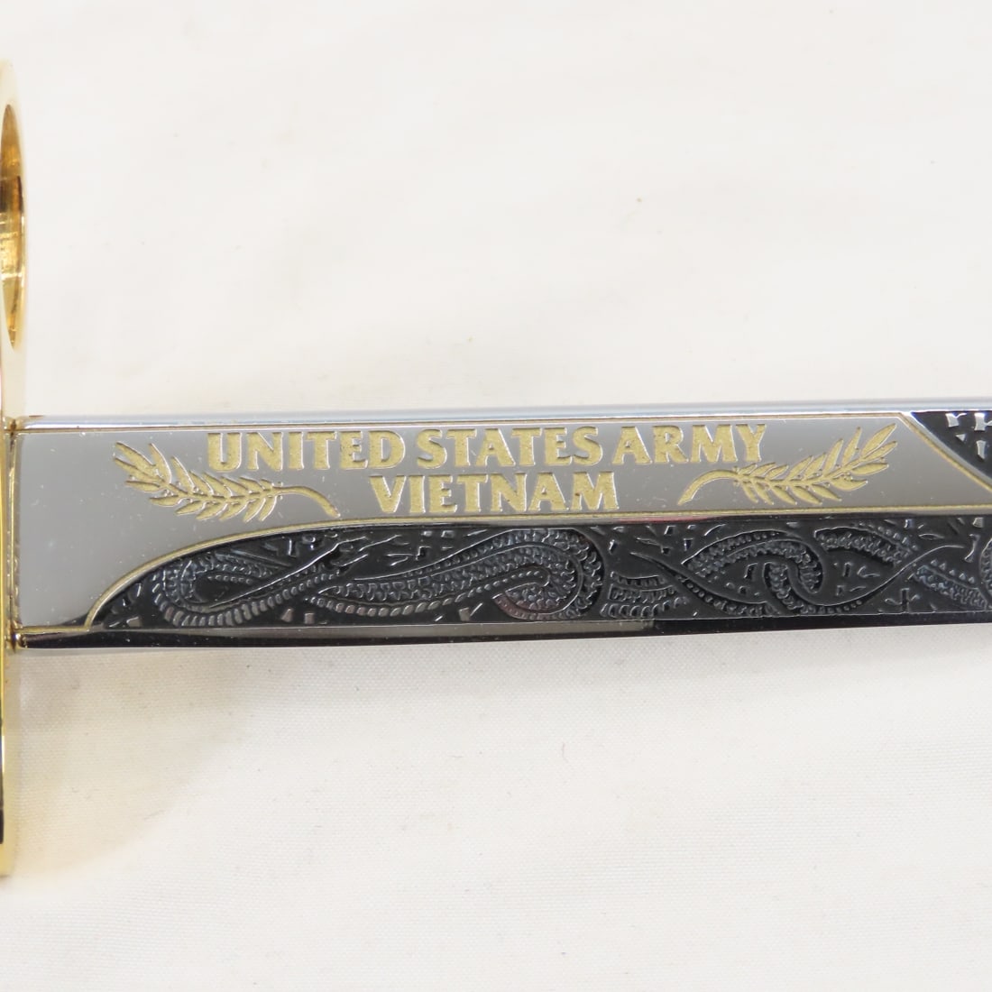 US Army 24K Gold Plated M7 Imperial Bayonet - 10