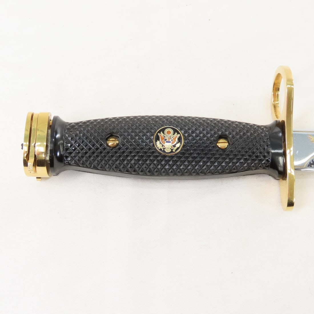 US Army 24K Gold Plated M7 Imperial Bayonet - 3