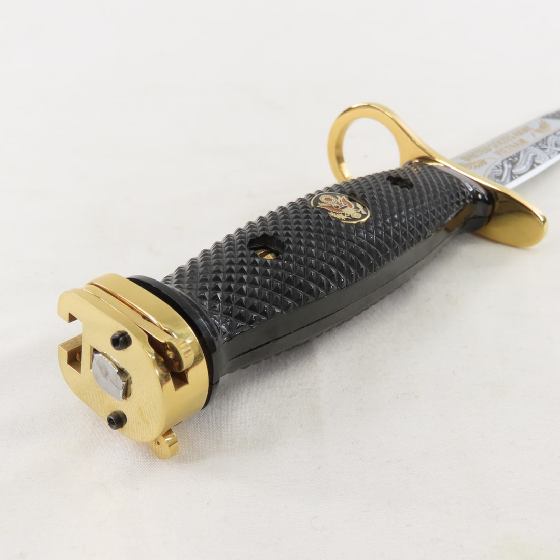 US Army 24K Gold Plated M7 Imperial Bayonet - 9