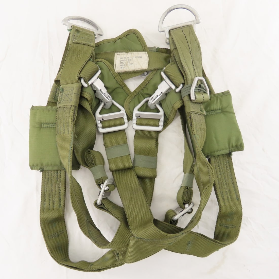 Vintage USAF Military Parachute Pack & Harness - 7