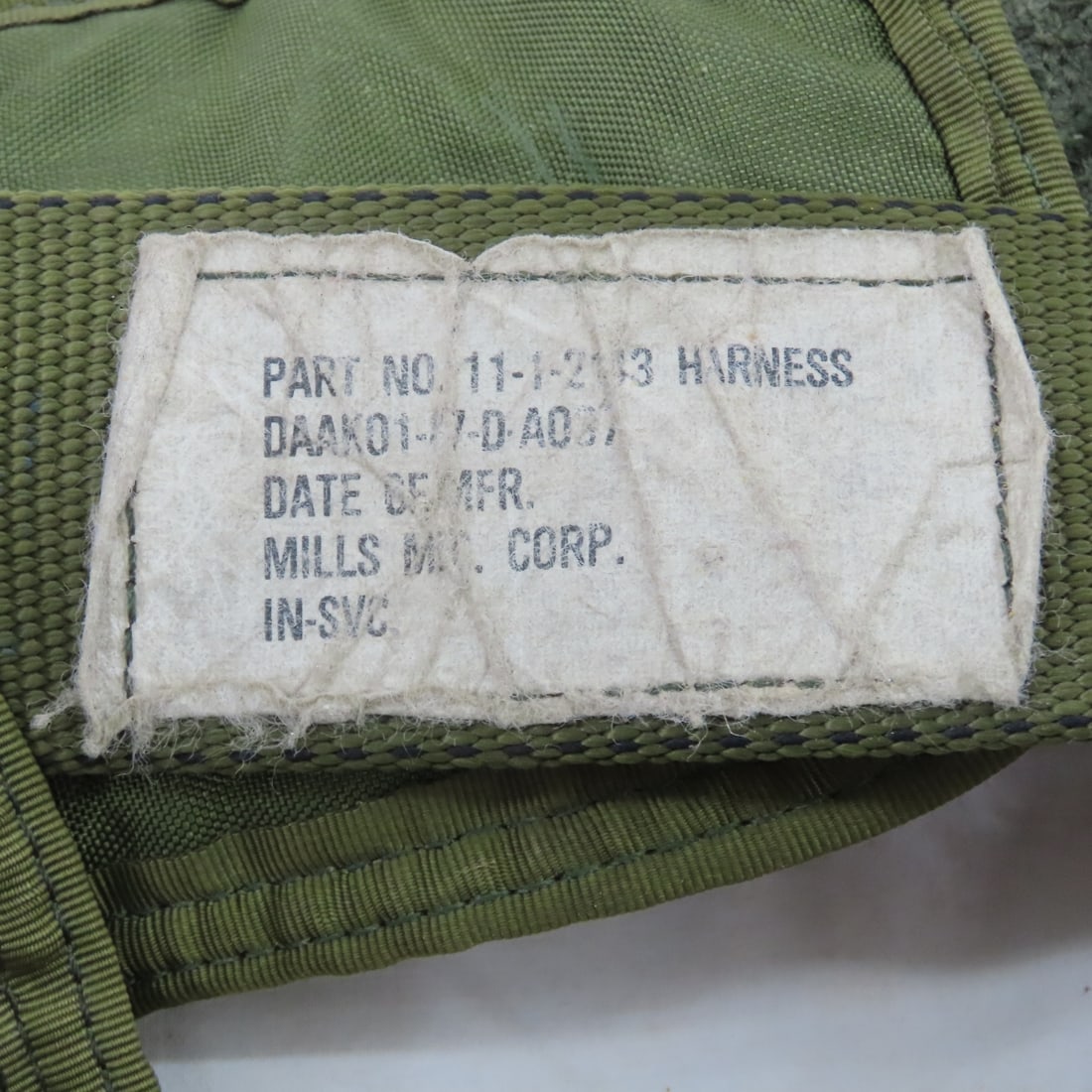 Vintage USAF Military Parachute Pack & Harness - 9