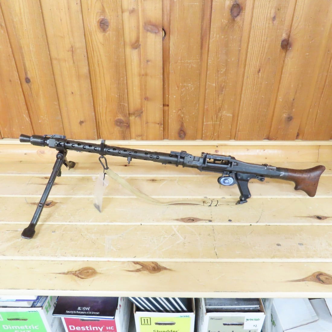 DISPLAY WWII German MG-34 .57mm Machine Gun - 2