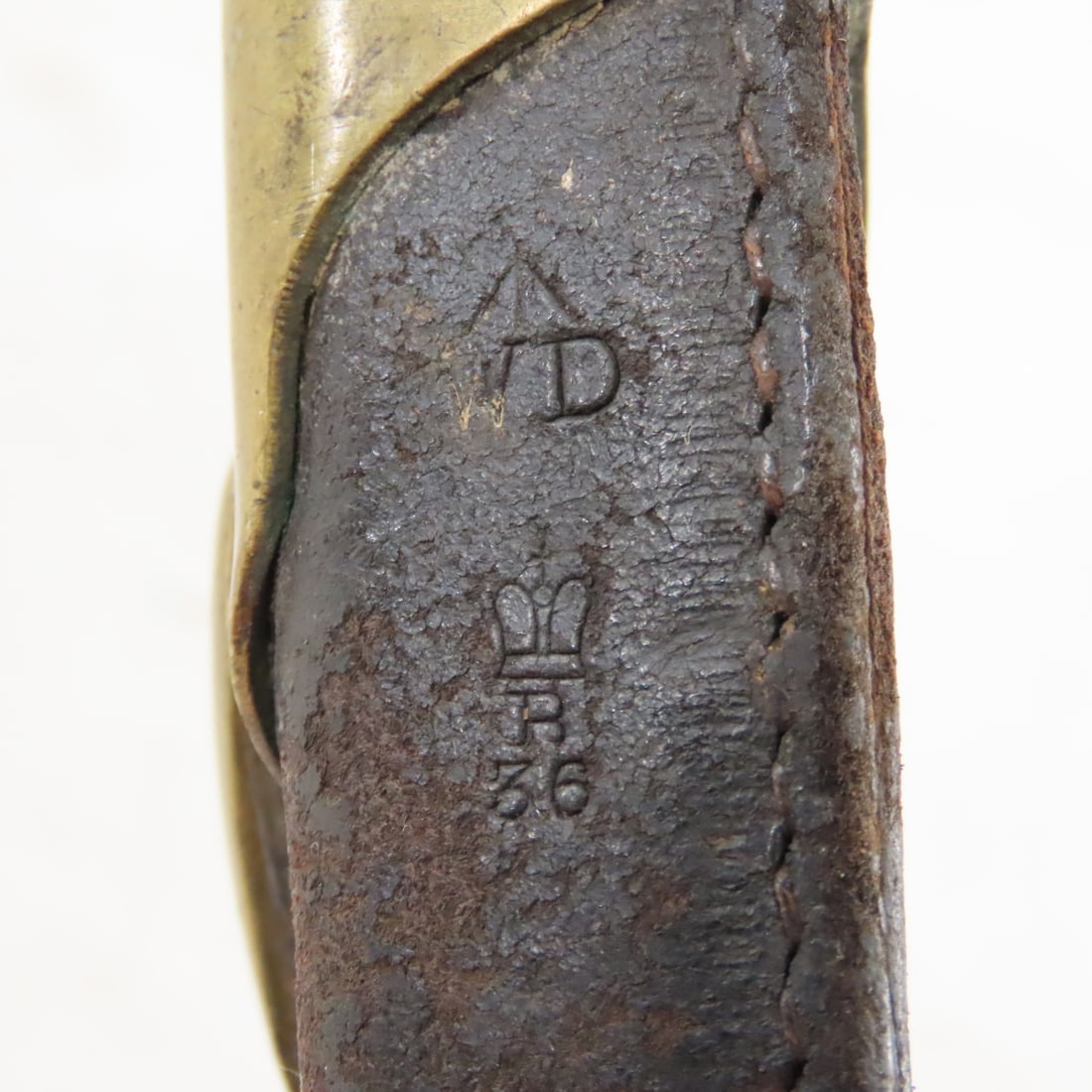 3 Vintage Socket Bayonets & 2 sheaths - 12